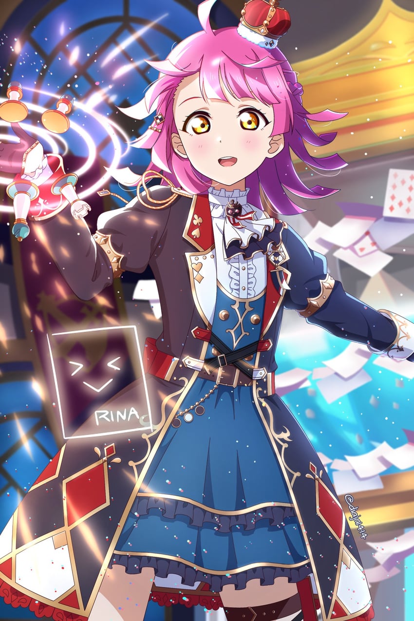 tennoji rina (love live! and 1 more) drawn by diaja1414