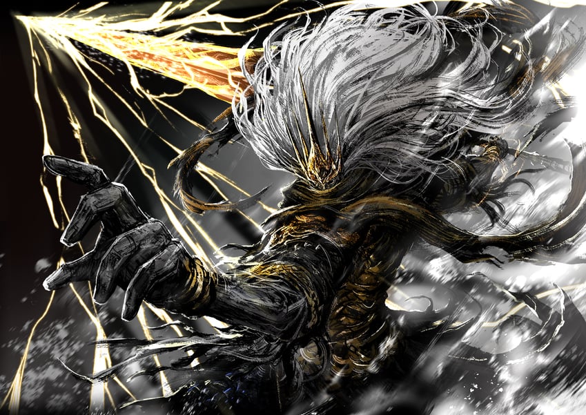 nameless king (dark souls and 1 more) drawn by dtcy