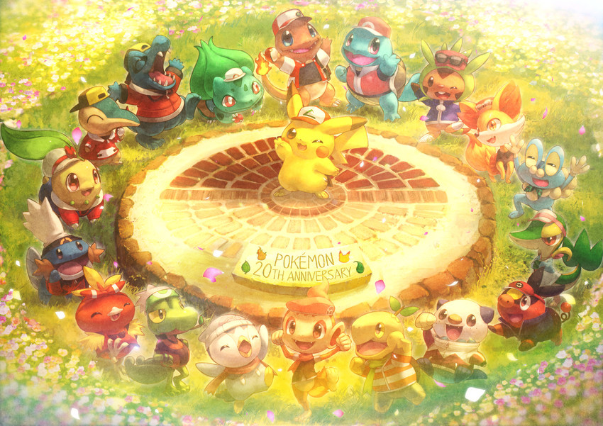 pikachu, dawn, may, rosa, ash ketchum, and 29 more (pokemon and 10 more) drawn by toitoi508