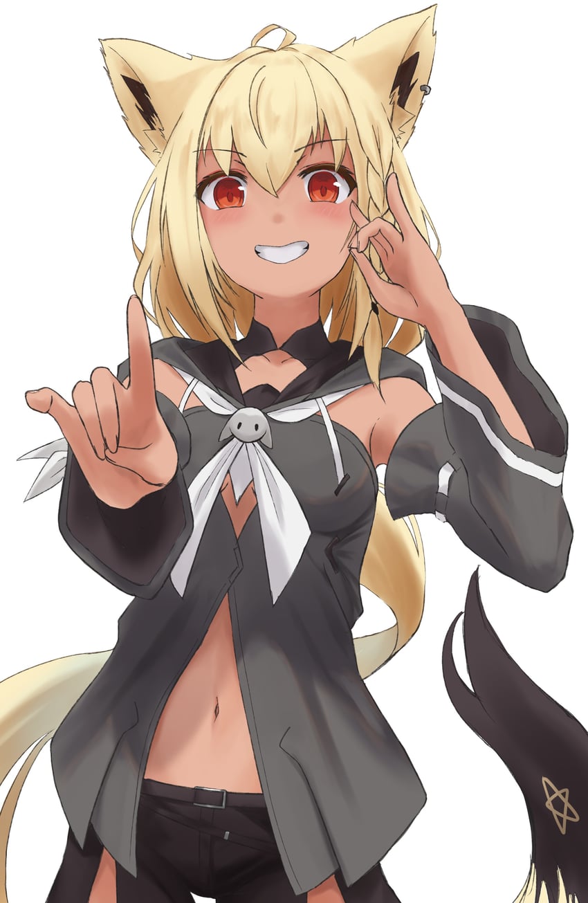 shirakami fubuki and shiranui flare (hololive and 1 more) drawn by shirata98