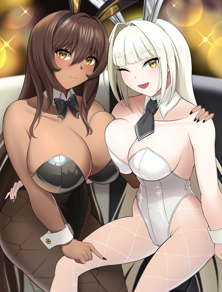 noir and blanc (goddess of victory: nikke) drawn by murakumi883