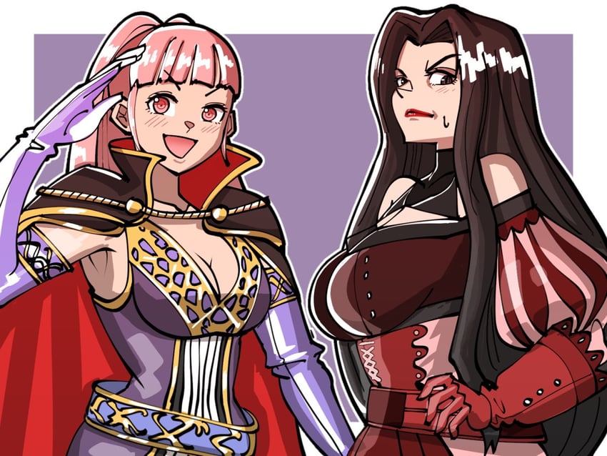 hilda valentine goneril and hilda (fire emblem and 3 more) drawn by mnejing30