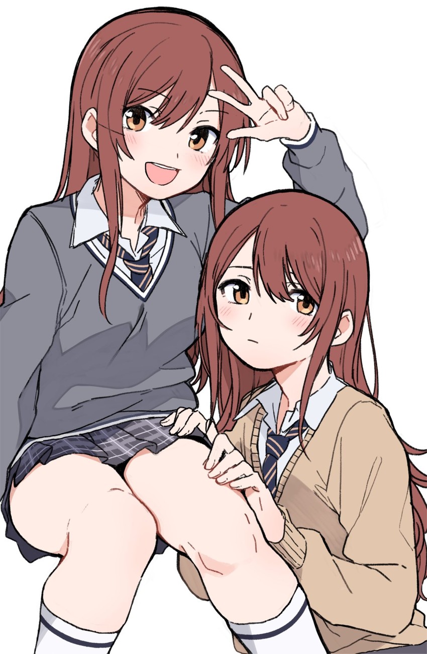osaki amana and osaki tenka (idolmaster and 1 more) drawn by amu_(258shin)