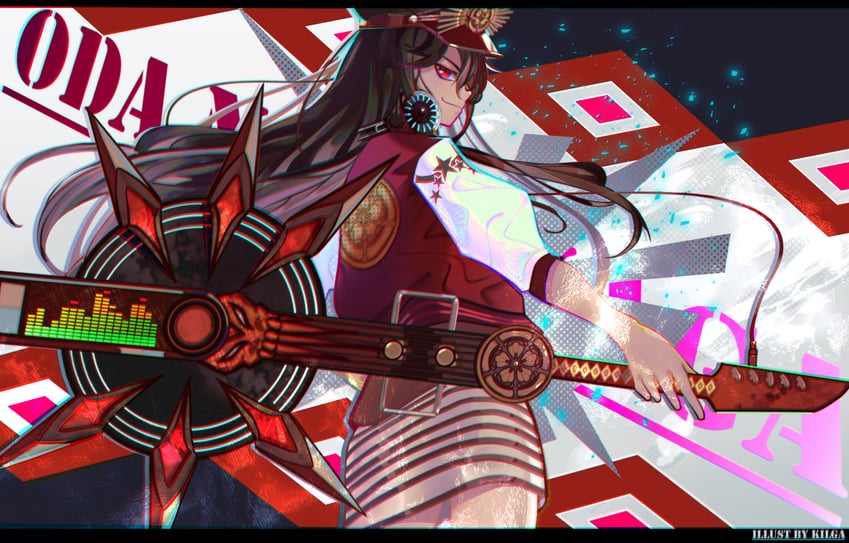 oda nobunaga (fate and 1 more) drawn by kilga