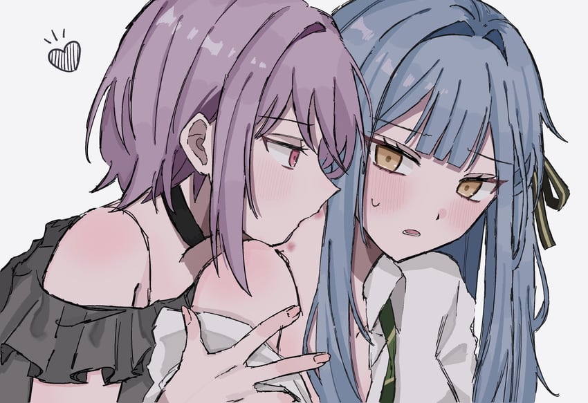 togawa sakiko and yuutenji nyamu (bang dream! and 1 more) drawn by inot17