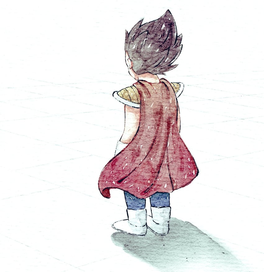 vegeta (dragon ball and 1 more) drawn by ch1cor