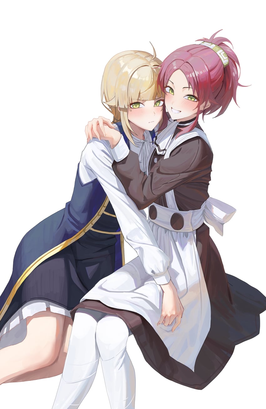 norn greyrat and aisha greyrat (mushoku tensei) drawn by rasipan
