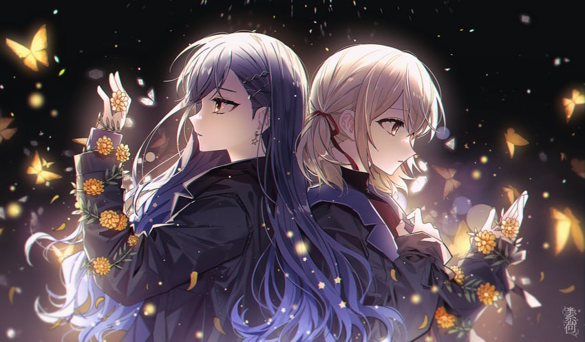 shiraishi an and azusawa kohane (project sekai) drawn by soha_blan