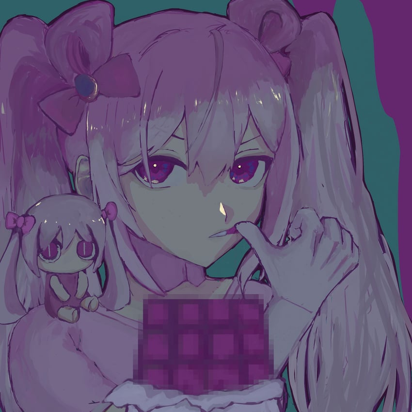 hatsune miku and aimaina (vocaloid and 1 more) drawn by anko_(user_nhpk2482)