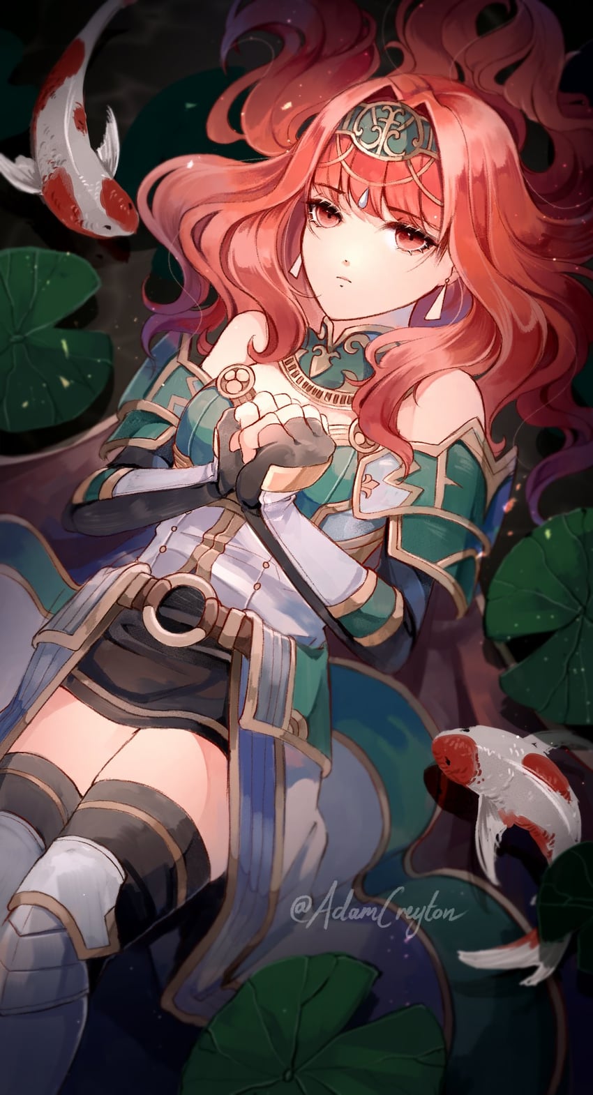celica (fire emblem and 2 more) drawn by creyton