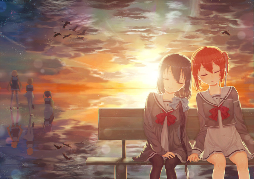 yuuki yuuna, tougou mimori, miyoshi karin, inubouzaki fuu, and inubouzaki itsuki (yuusha de aru and 1 more) drawn by neizang
