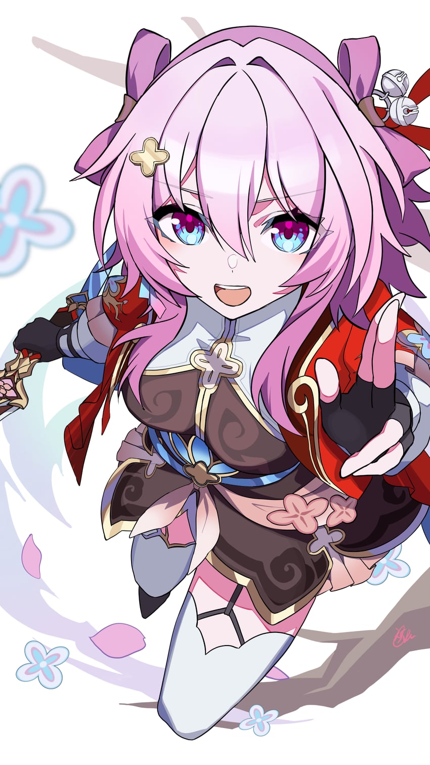 march 7th (honkai and 1 more) drawn by esu_3101