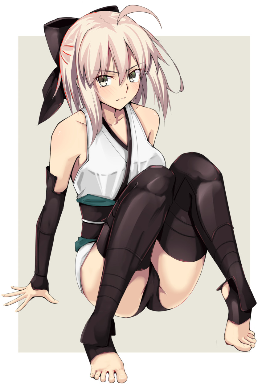 okita souji (fate and 1 more) drawn by yuchio