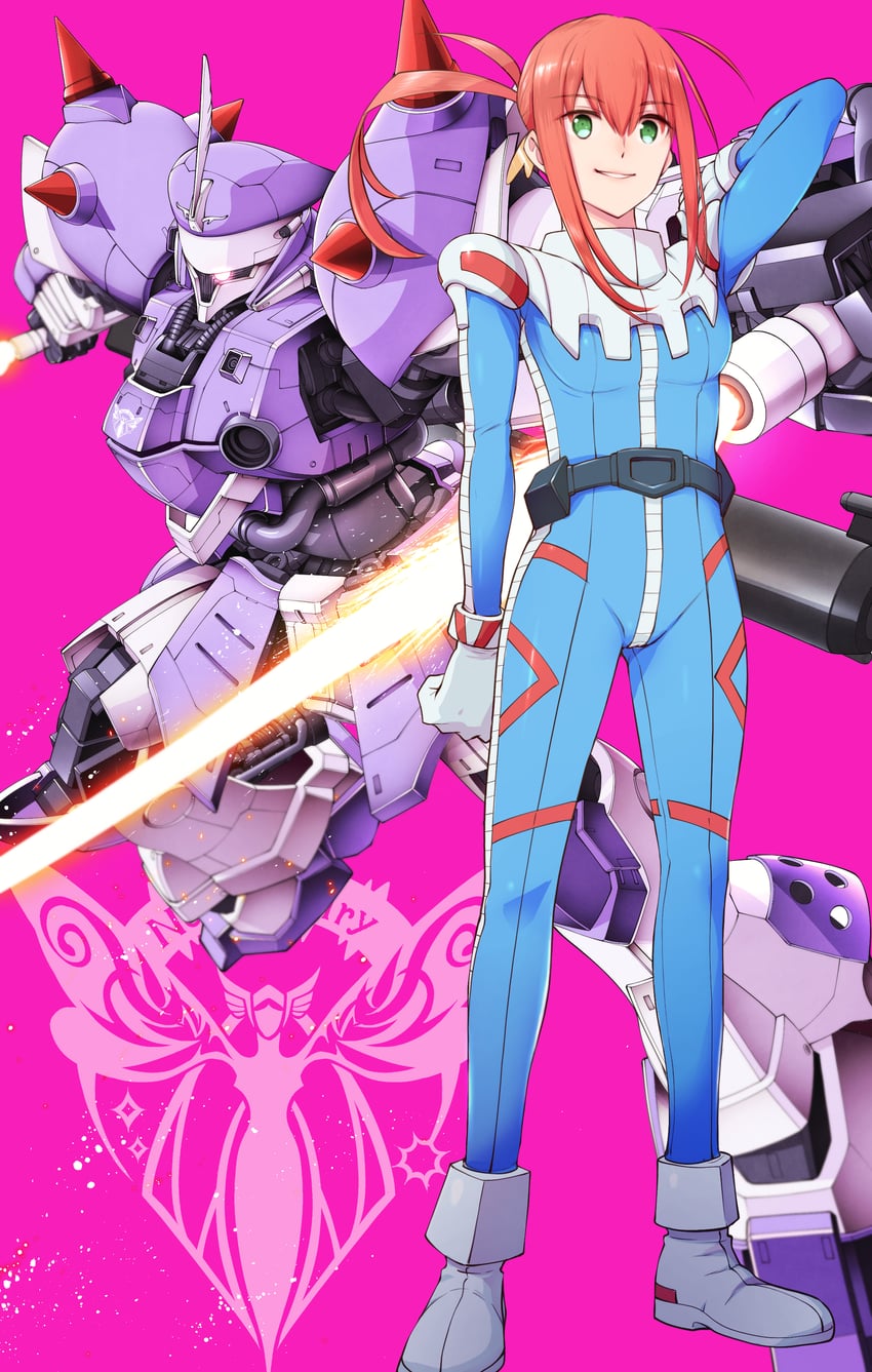 alma stirner and titania (gundam and 1 more) drawn by takagi_shuei