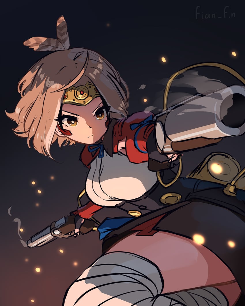 nanashi mumei and mumei (hololive and 2 more) drawn by fian_f.n