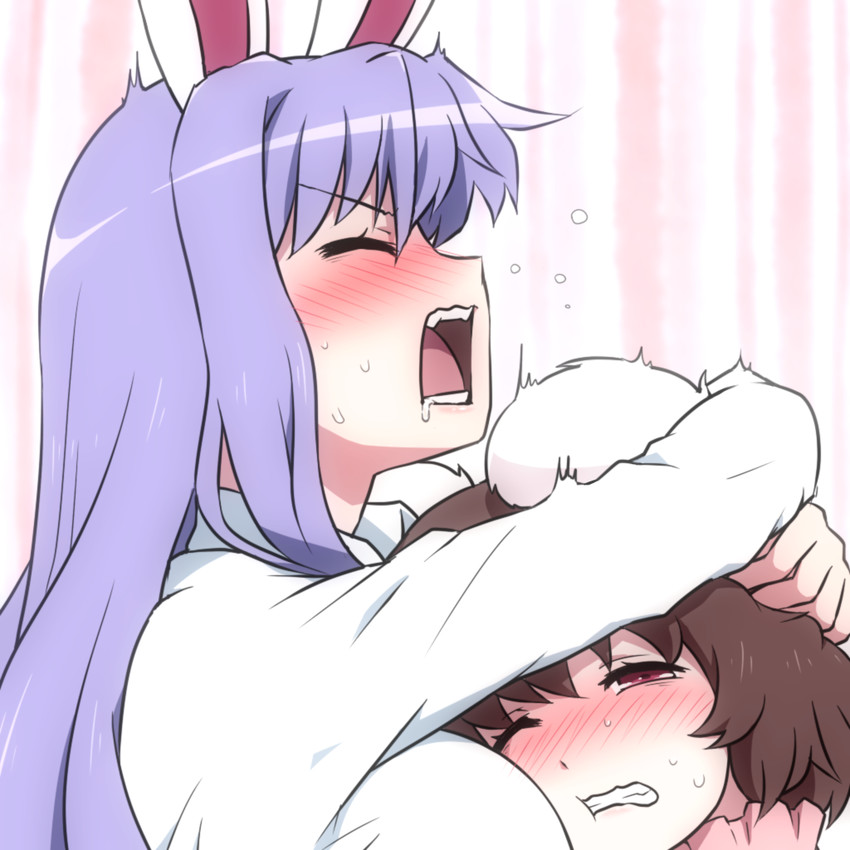 reisen udongein inaba and inaba tewi (touhou) drawn by shirosato
