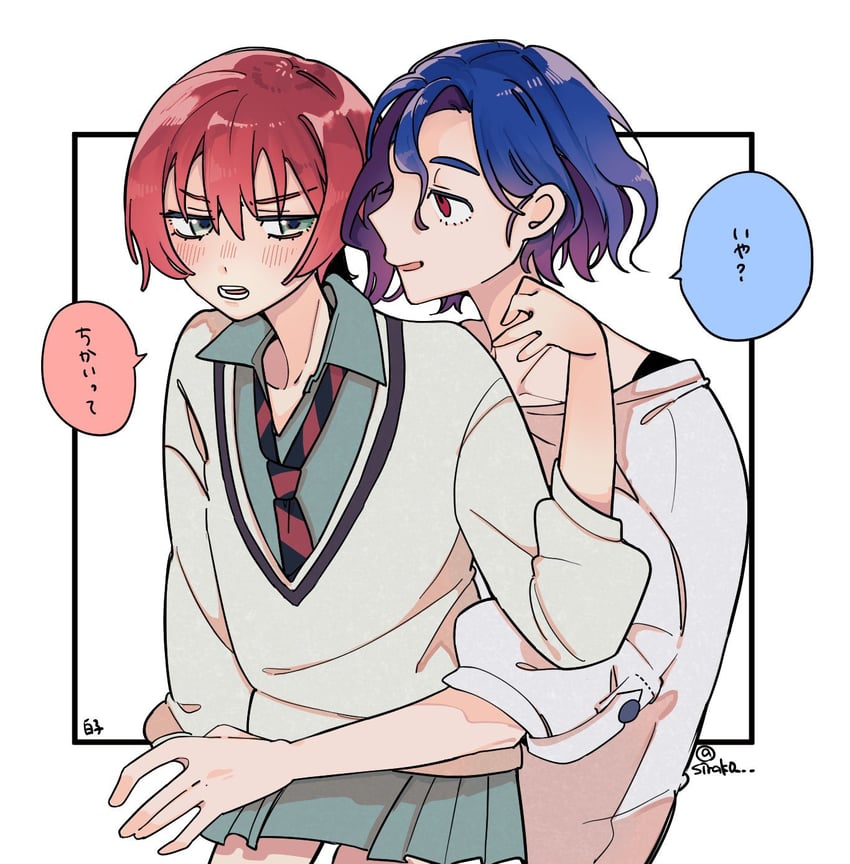 amate yuzuriha and shuji ito (gundam and 1 more) drawn by sirakoo