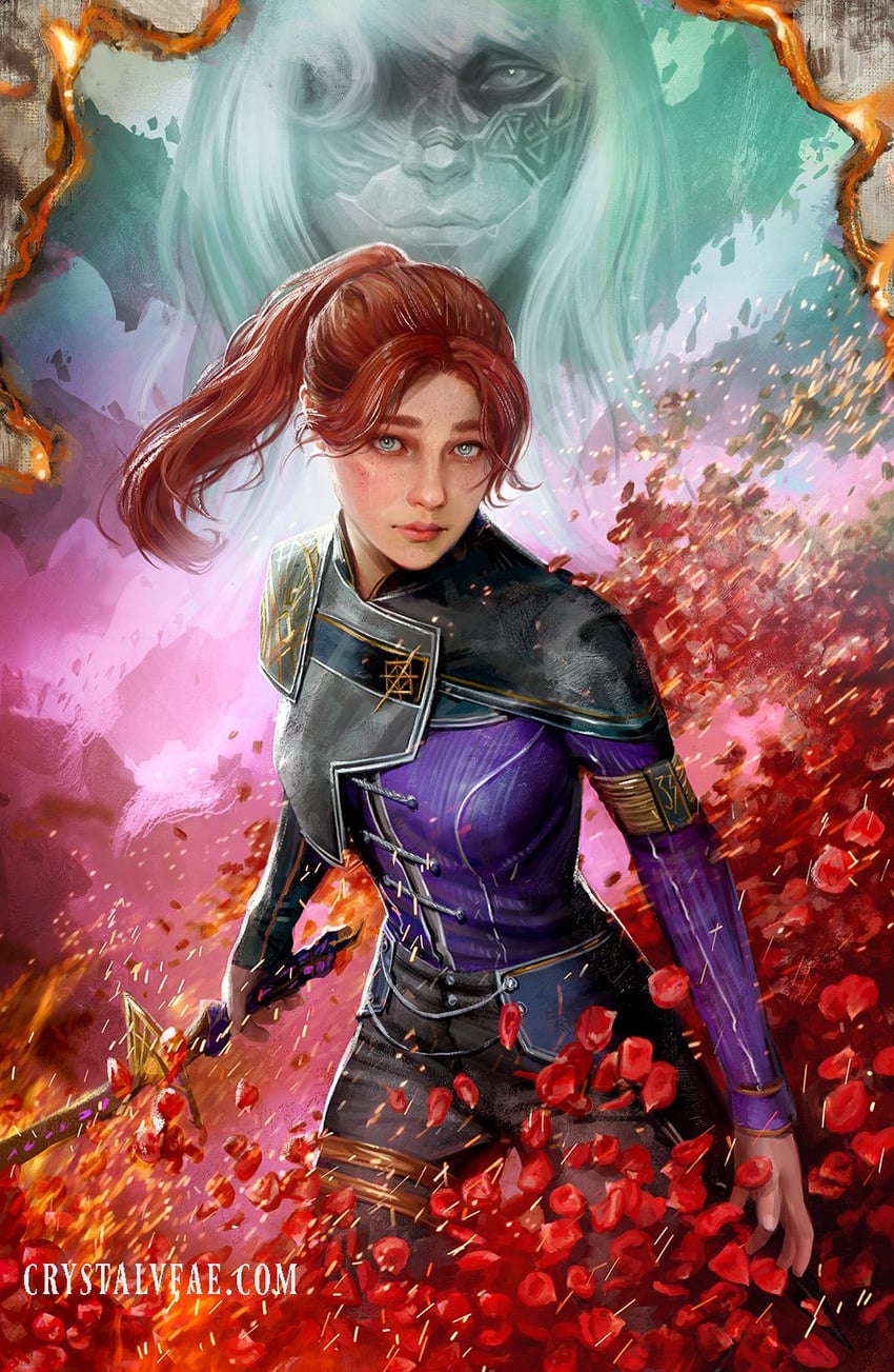maelle and alicia (clair obscur: expedition 33) drawn by crystal_fae
