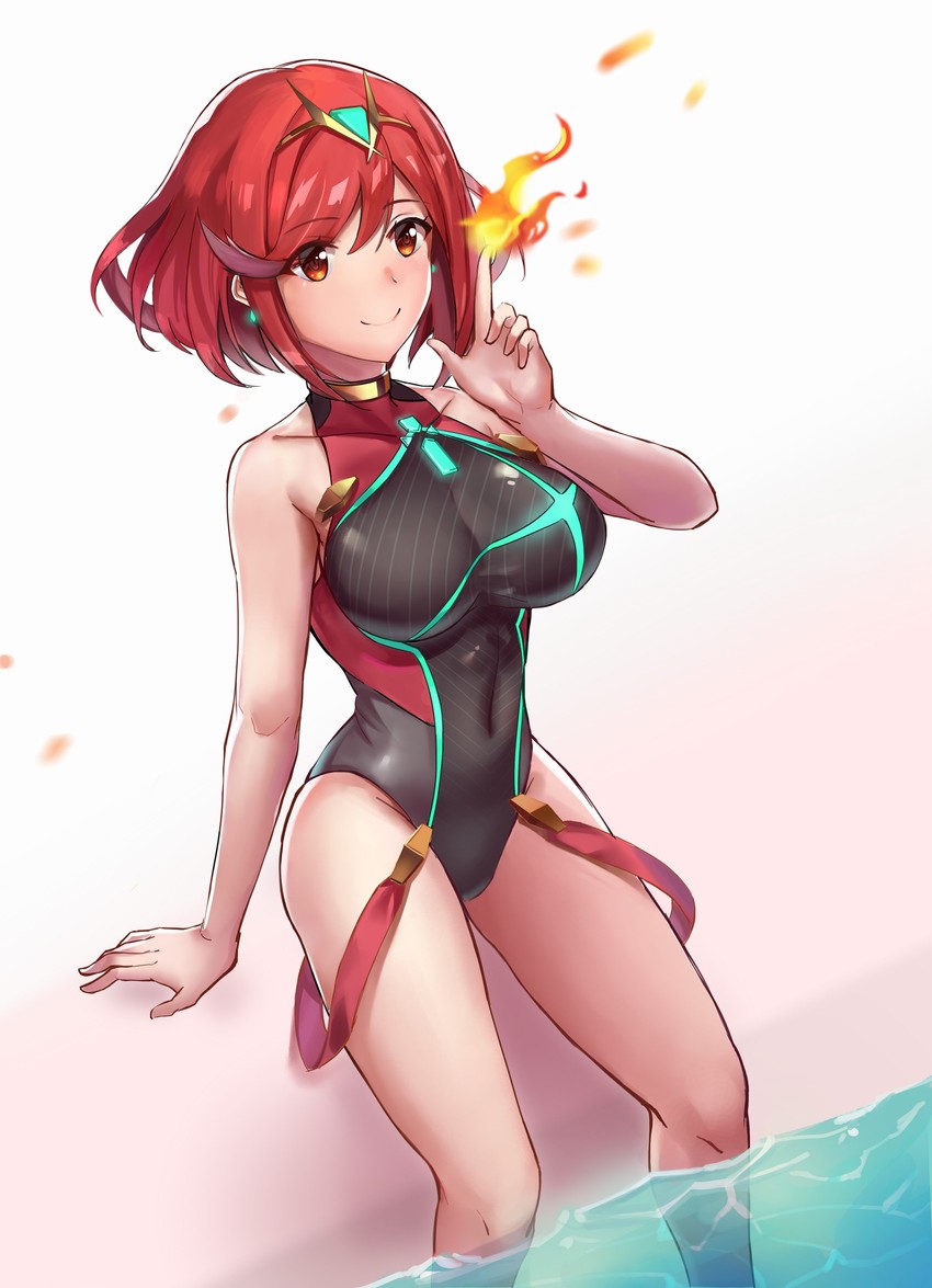 pyra (xenoblade chronicles and 1 more) drawn by kiiro_kimi