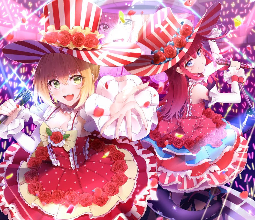 nero claudius and elizabeth bathory (fate and 2 more) drawn by koruta_(nekoimo)