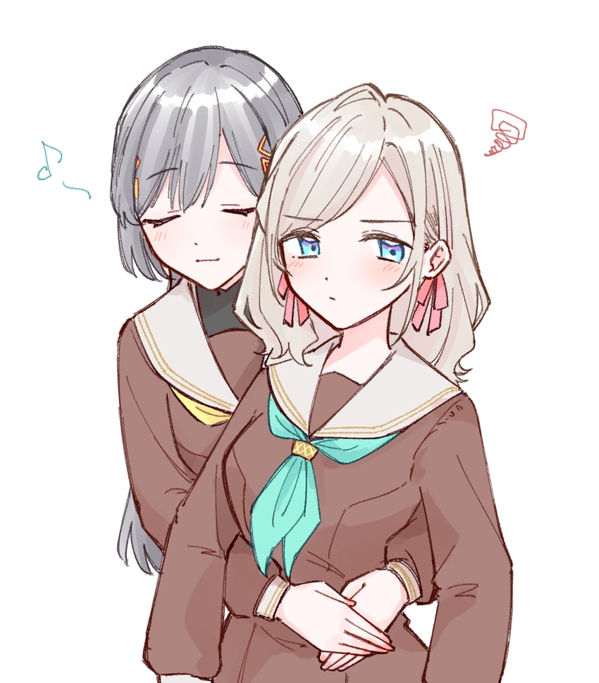 ceras yanagida lilienfeld and katsuragi izumi (love live! and 1 more) drawn by zangemiya