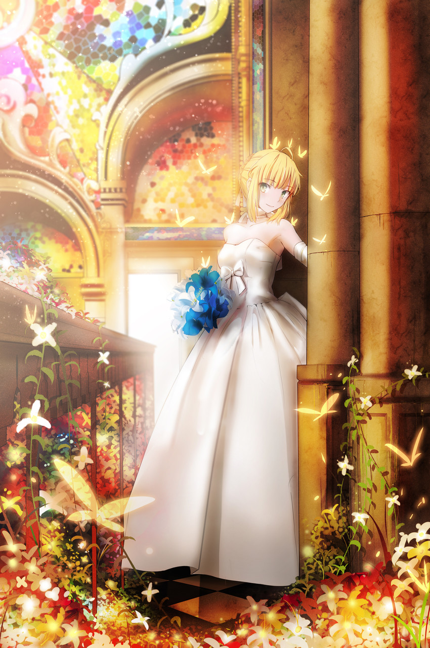 artoria pendragon and saber (fate and 1 more) drawn by magicians_(zhkahogigzkh)