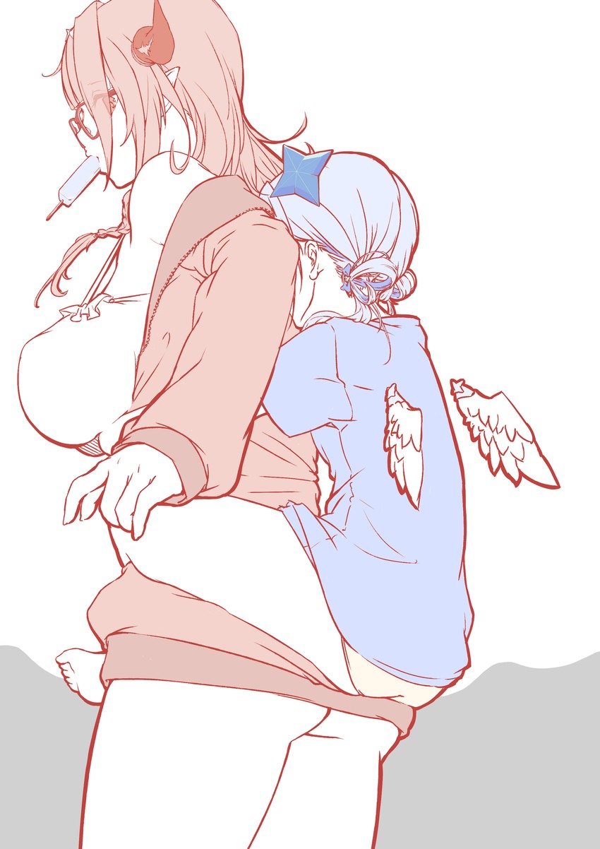 amane kanata and kiryu coco (hololive) drawn by waon_(artist)