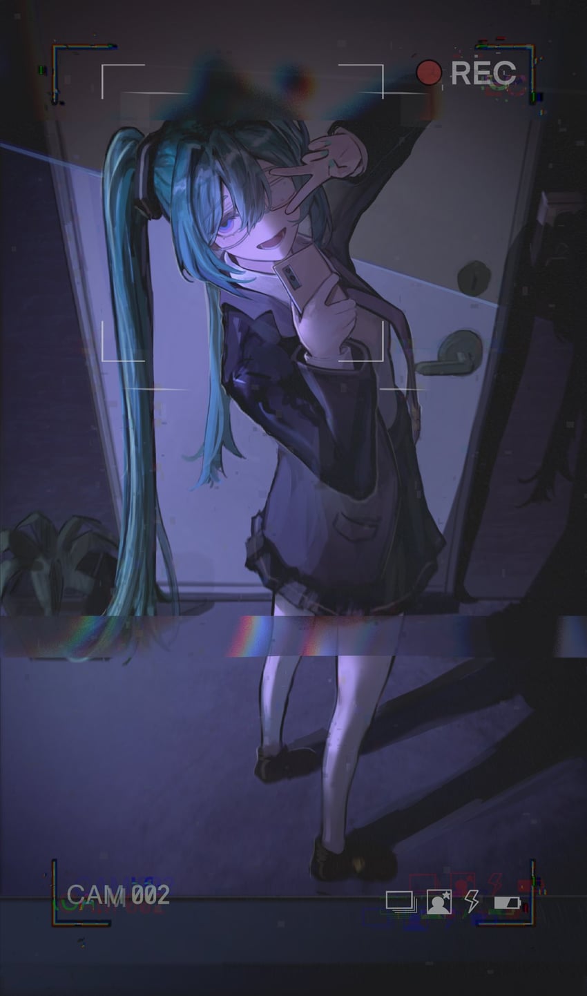 hatsune miku (vocaloid and 1 more) drawn by kotowaza
