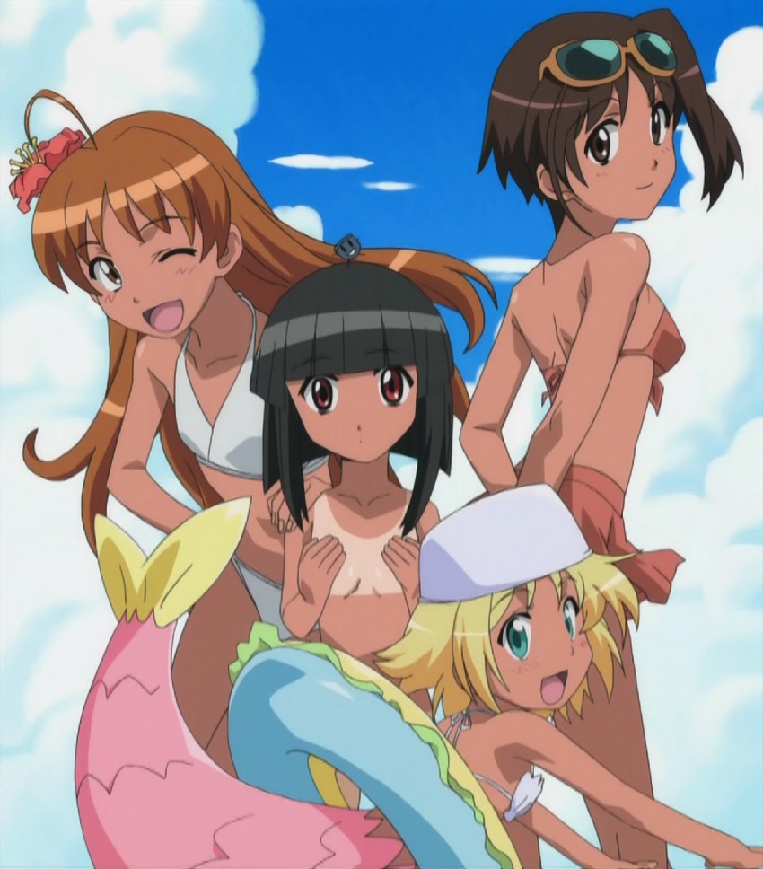 kitano sora, tsuyuri, osana najimi, and nitou kaneru (doujin work)