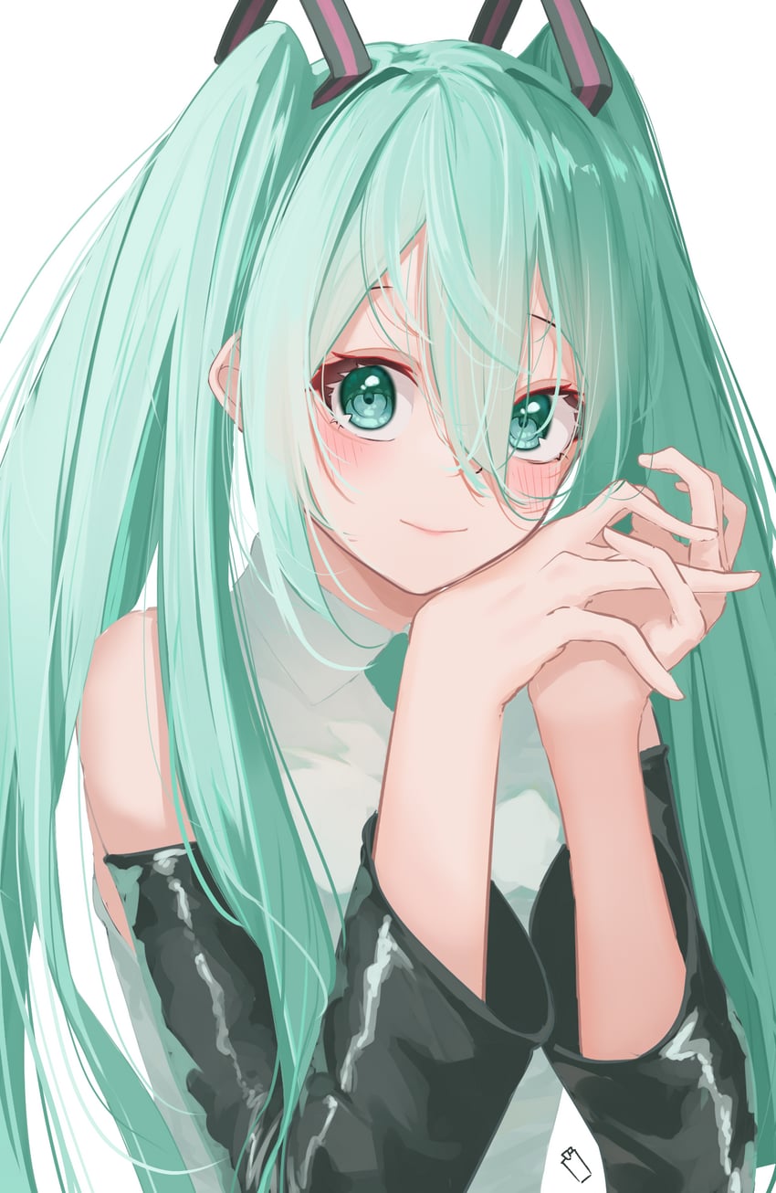 hatsune miku (vocaloid) drawn by tachibana_shiori_(suica_112)