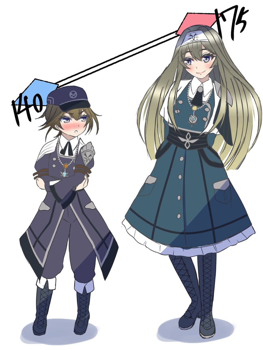 exosister irene and exosister sophia (yu-gi-oh!) drawn by juubun_maeda