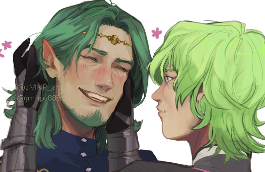 male byleth and seteth (fire emblem and 1 more) drawn by jmnp7888