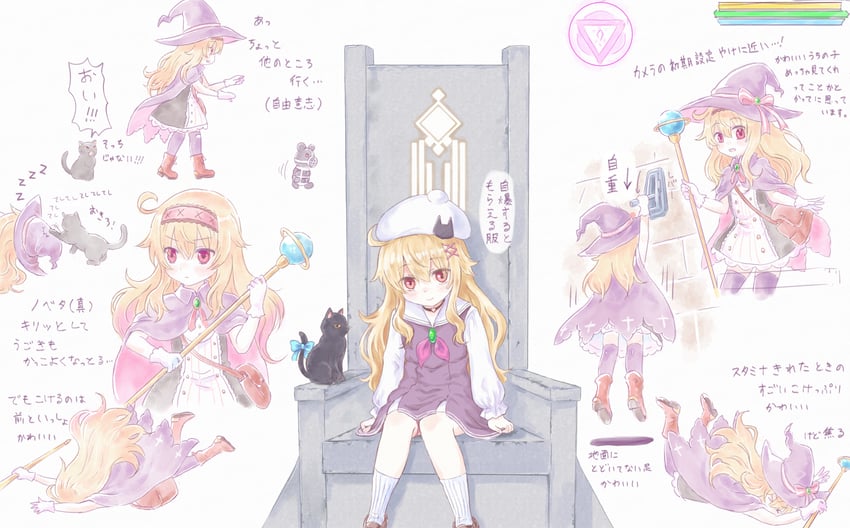 nobeta and phyllis (little witch nobeta) drawn by izuchi_nanchi