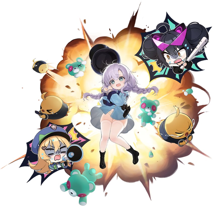 manjuu, abercrombie, ognevoy, and svirepy (azur lane) drawn by chungu