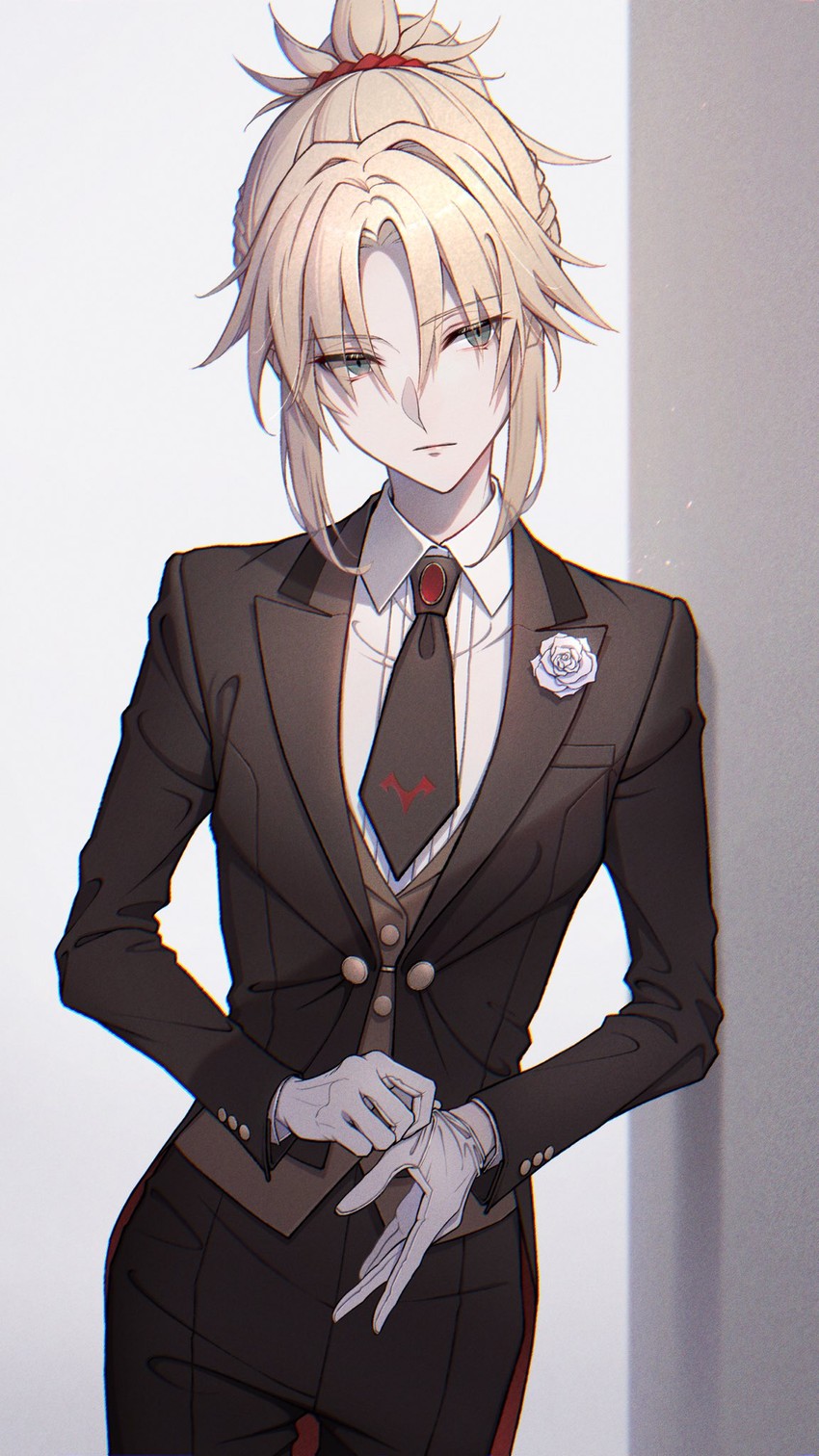 mordred (fate and 2 more) drawn by bambi-25