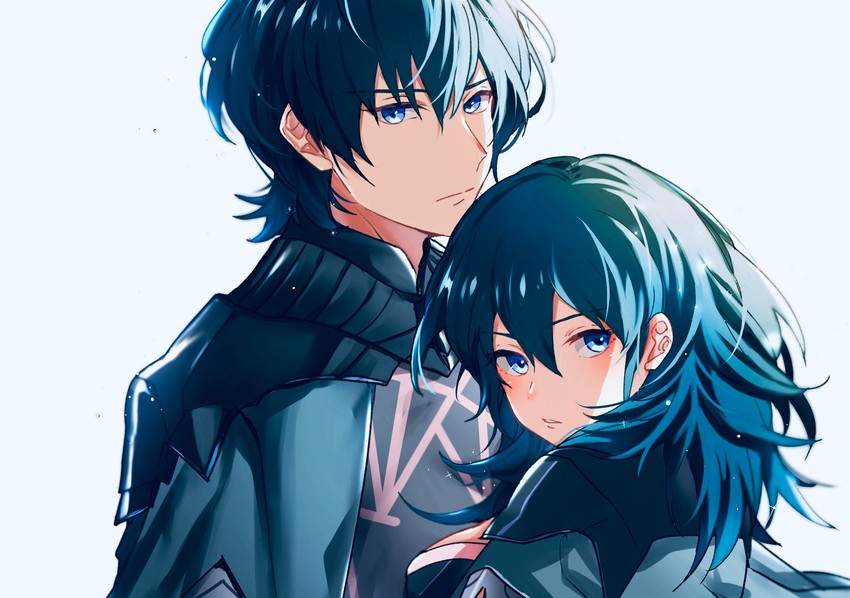 female byleth and male byleth (fire emblem and 1 more) drawn by nekolook