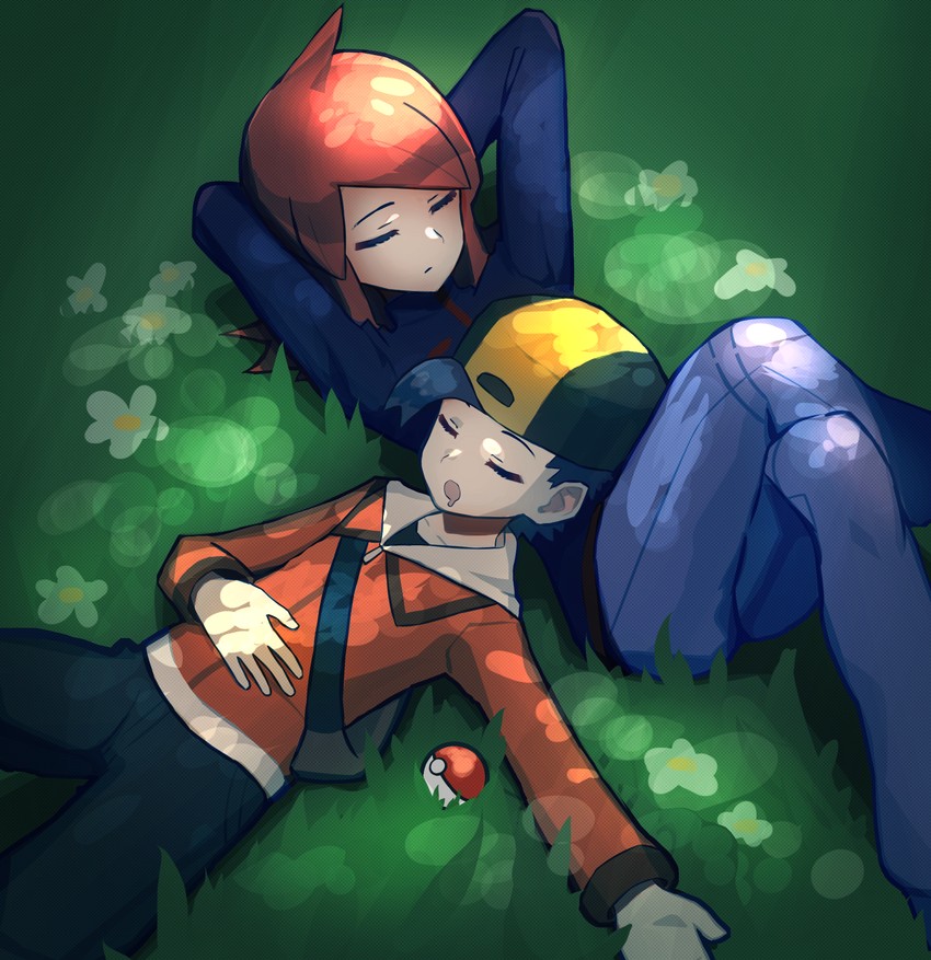 ethan and silver (pokemon and 1 more) drawn by nora_(agentpuppyone)