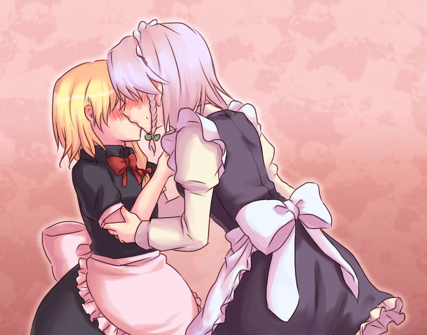 kirisame marisa and izayoi sakuya (touhou) drawn by ariori_haberi