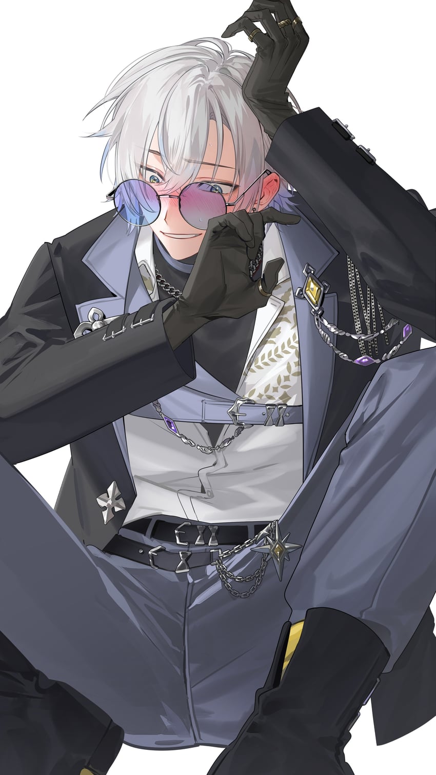 kaelix debonair (nijisanji and 1 more) drawn by kaohom503