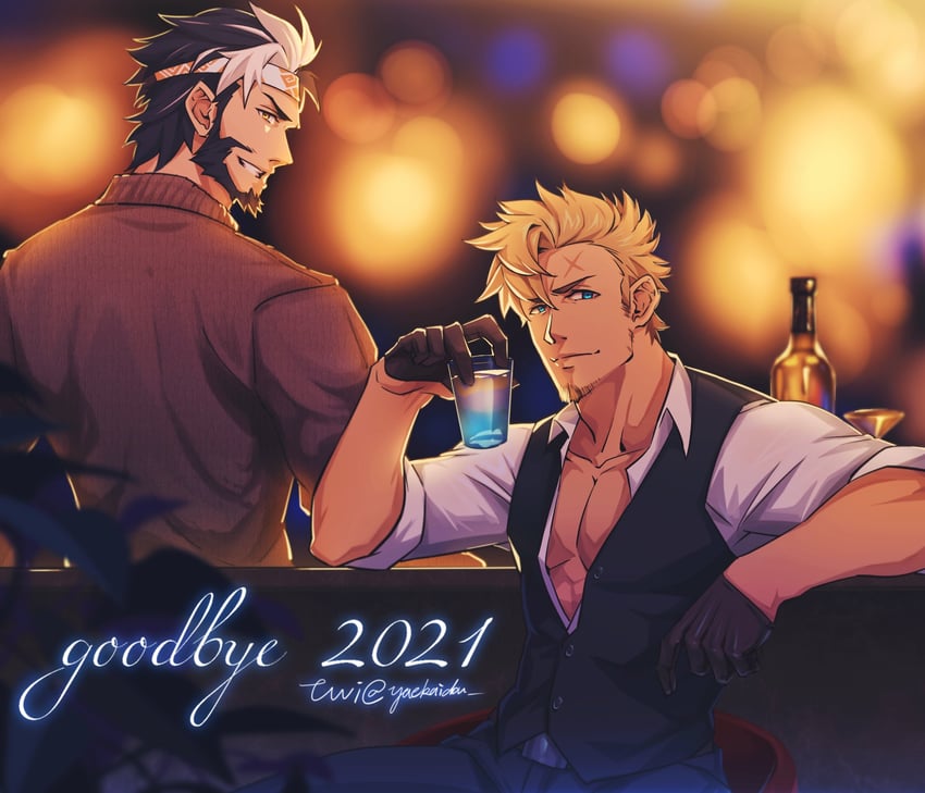 zhu bajie and curran (dragalia lost and 1 more) drawn by yaekaidou