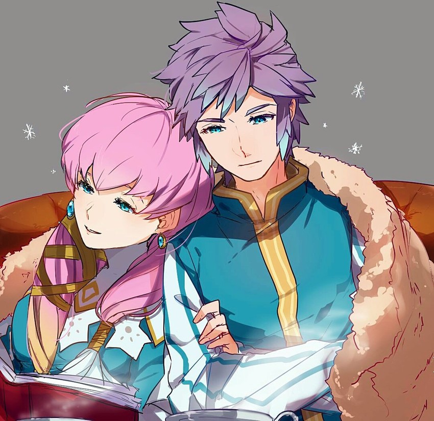 gunnthra and hrid (fire emblem and 1 more) drawn by haru_hikoya
