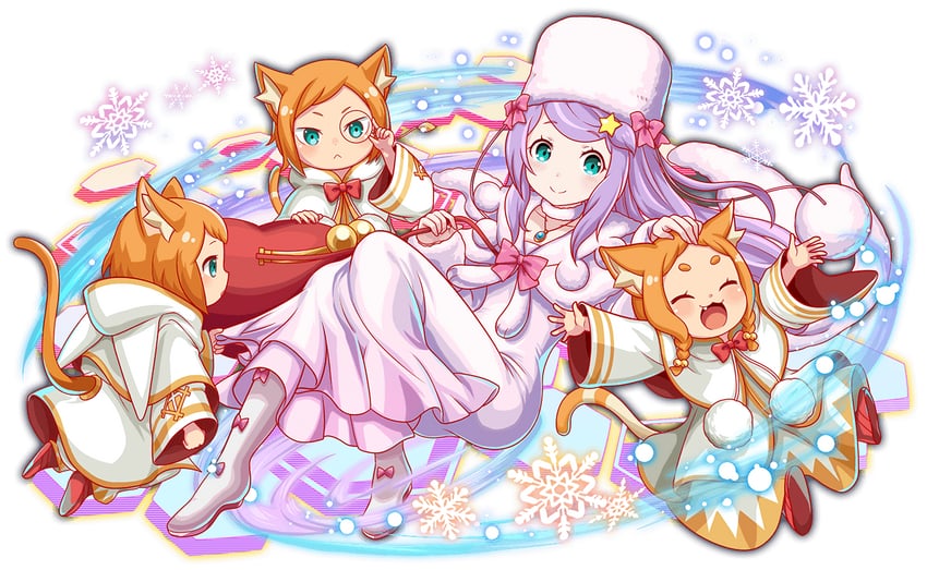 anastasia hoshin, mimi pearlbaton, tivey pearlbaton, and heitarou pearlbaton (re:zero kara hajimeru isekai seikatsu and 1 more)