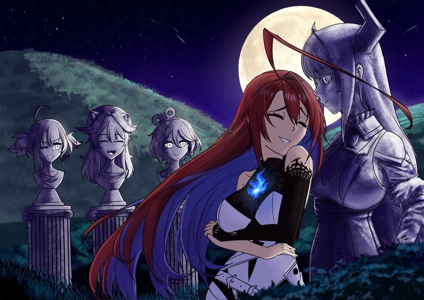 nerissa ravencroft, raora panthera, gigi murin, cecilia immergreen, and elizabeth rose bloodflame (hololive and 2 more) drawn by cd_usr