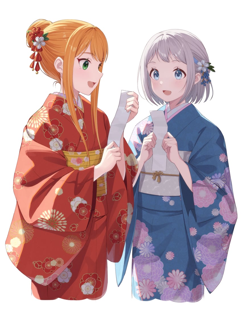 katsuragi lilja and shiun sumika (idolmaster and 1 more) drawn by tsunenorip
