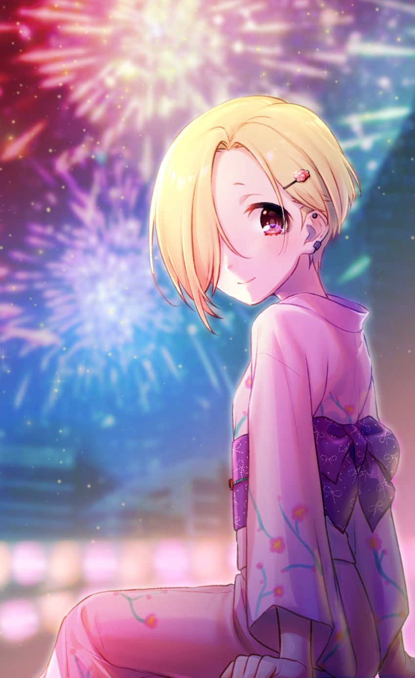 shirasaka koume (idolmaster and 1 more) drawn by hako_(gyhujikolp)