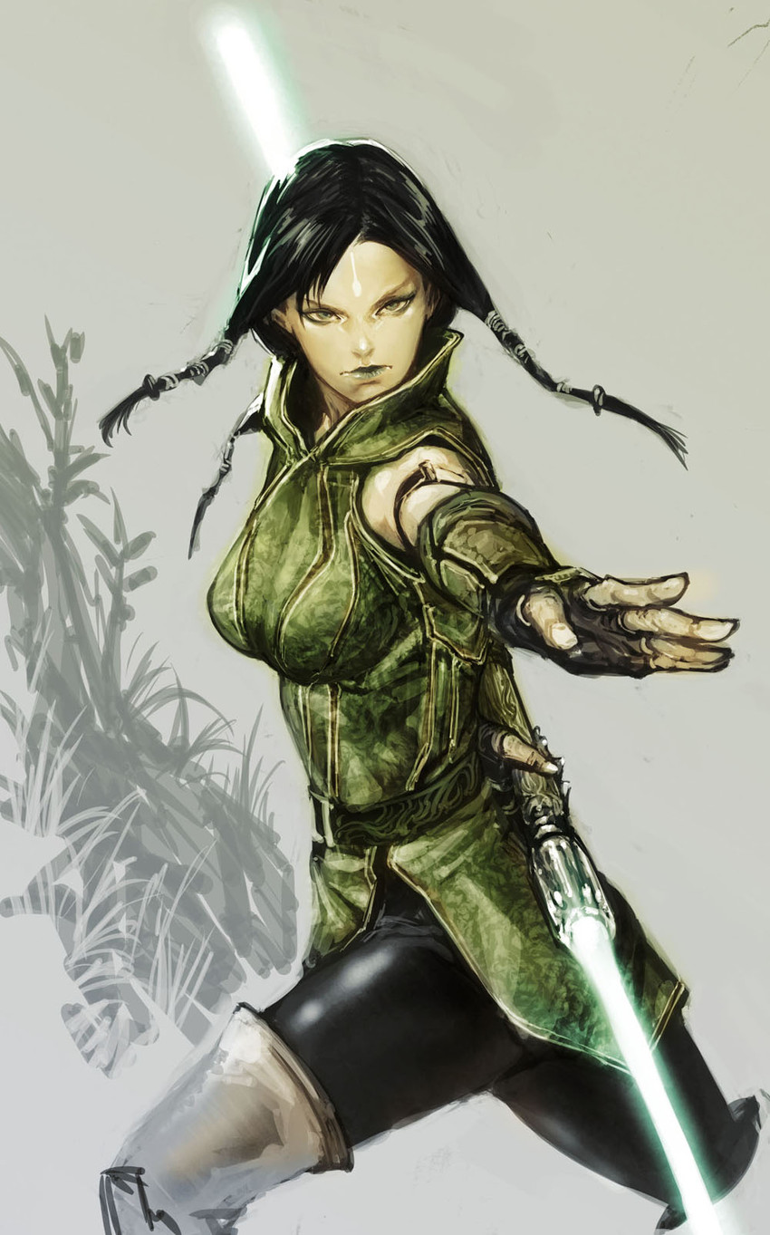 satele shan (star wars and 1 more) drawn by ikeda_masateru