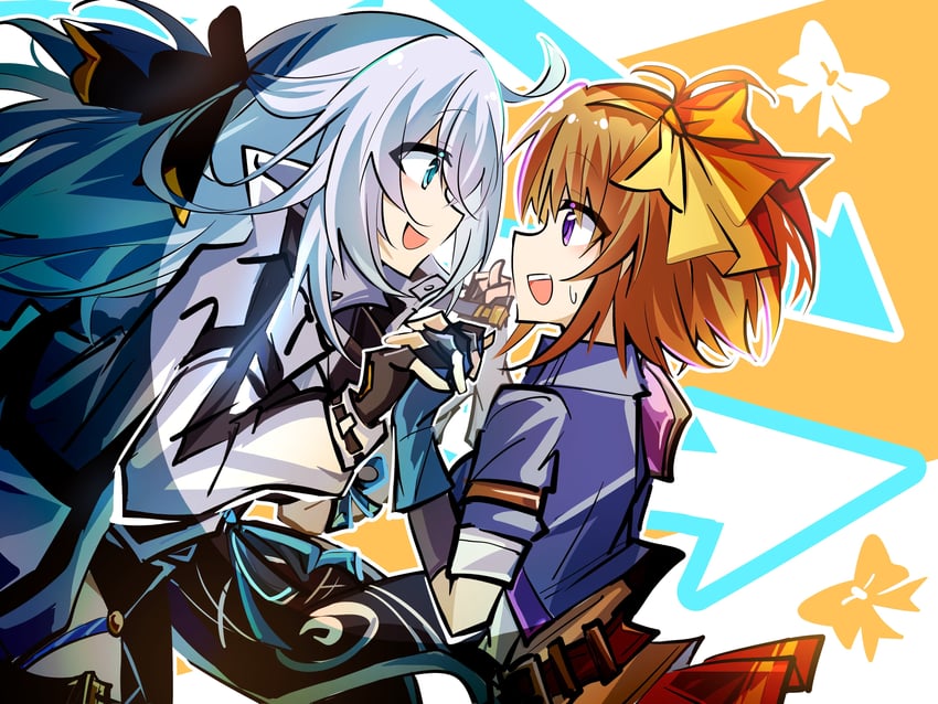 shizuna rem misurugi and anelace elfead (eiyuu densetsu and 2 more) drawn by 25ocoveryui