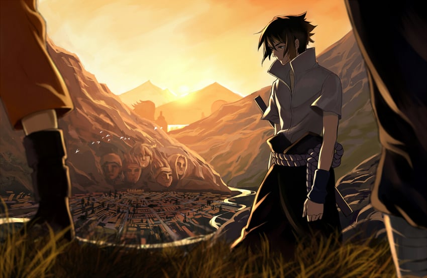 uchiha sasuke (naruto and 1 more) drawn by jokerplaner