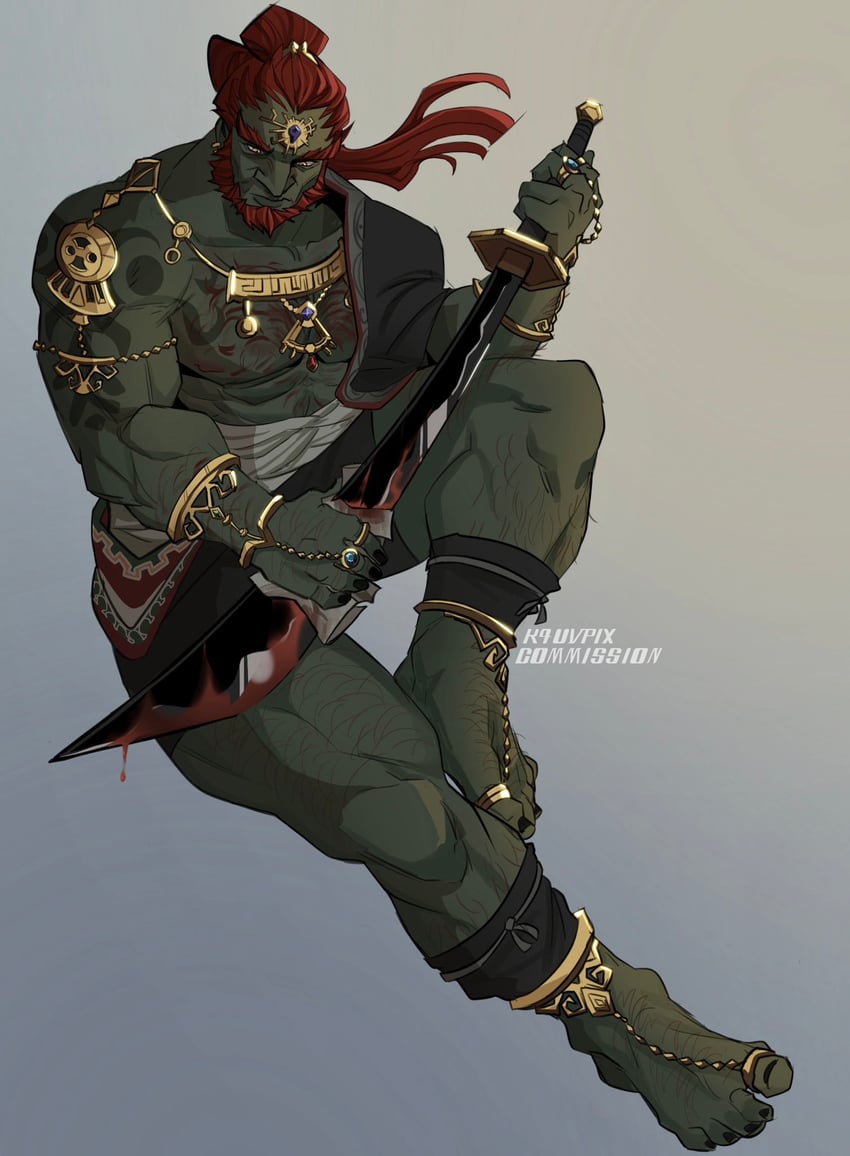 ganondorf (the legend of zelda and 1 more) drawn by kauv_(k4uvpix)