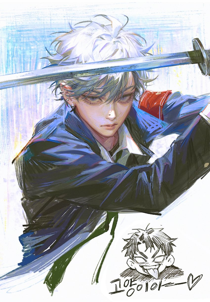 millab inhyeong poglyeol hag-wonga drawn by zero_q_0q